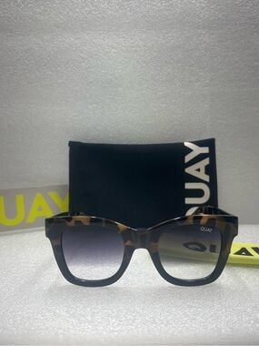 New Quay Australia Tortoiseshell Frame Sunglasses with Brown Lenses